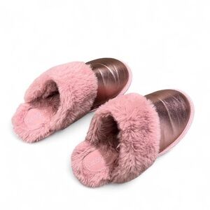 Cat & Jack Metallic Pink Slippers